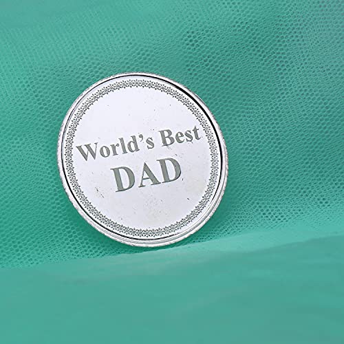 Ananth Jewels BIS Hallmarked Pure Silver Coins 10 grams Worlds Best Dad - Image 7