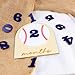 Baseball Baby Monthly Milestone, Wooden Baby Milestone Signs, Monthly Milestone Wood Discs, Baby Milestone Discs, Baby Photo Props Cards Interchangeable Number Set of 12 for Baby Growth Recording