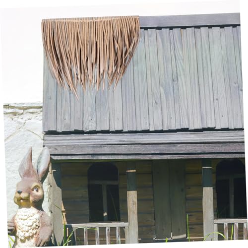 Techo de paja artificial transpirable para renovar techumbres de madera dañadas 7