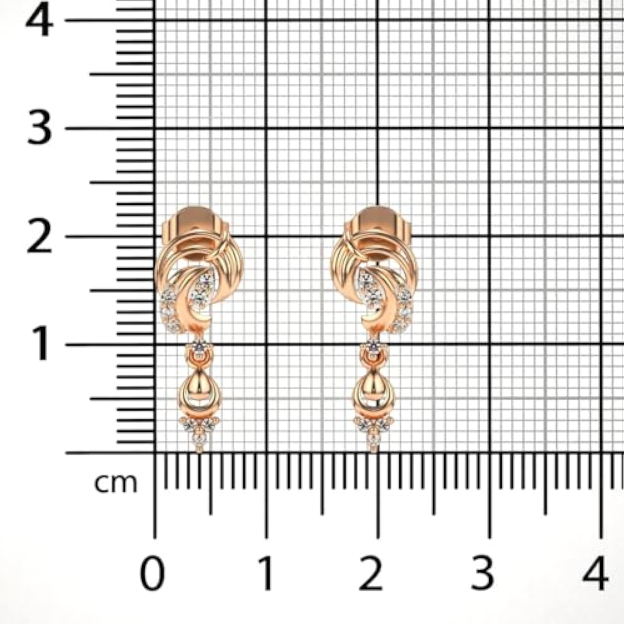 Women's Sterling Silver & Lab Grown Diamond 0.18cts Earrings