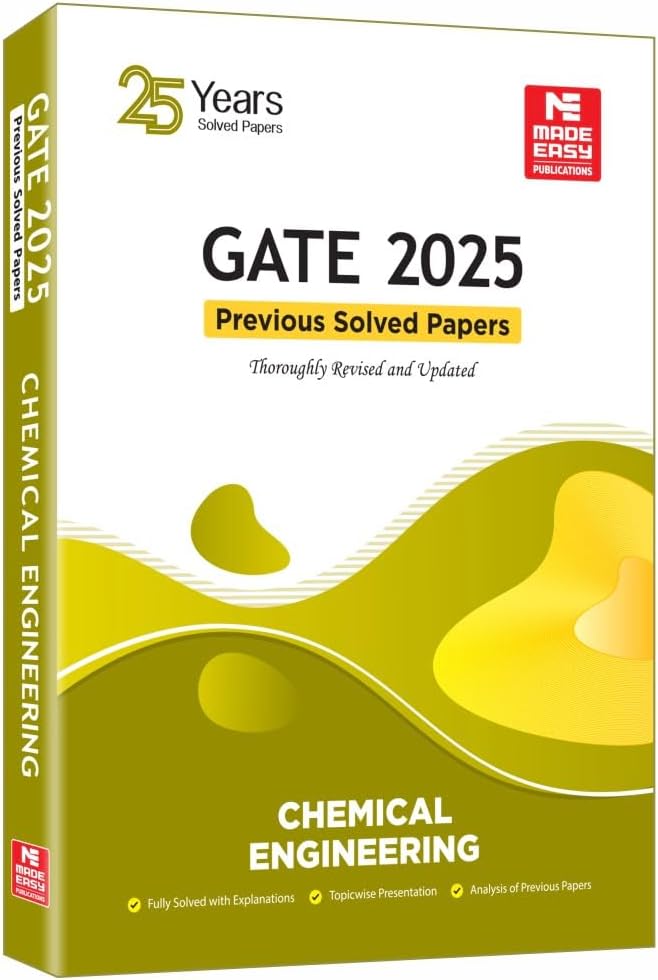 GATE-2025: Chemical Engineering Previous Year Solved Papers