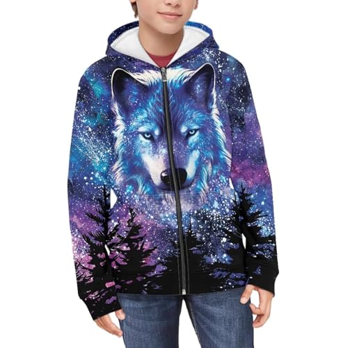 Renewold Girls and Boys Zip-Up Hoodie Sweatshirt Kids Zip Hoodie Hooded Sweatshirts Clothing