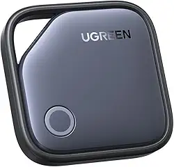 UGREEN FineTrack Smart Finder Compatível com Apple Find My (Apenas iOS), Bluetooth Air Tracker Tag para Bagagem, Key Finder, Etiqueta Inteligente para Chaves, Malas com Bateria Substituível
