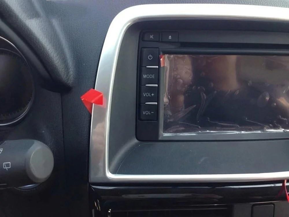 Auto Zierleiste Für Mazda CX-5 CX5 2012 2013 2014 2015 2016 Auto Center Konsole Abdeckung Trim ABS Matte Mitte GPS Rahmen Trim Innen