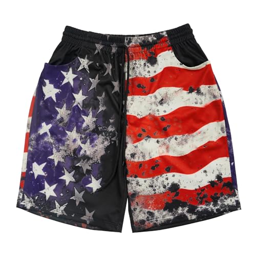 Mens 4th of July Patriotic Outfits American Flag Suit4