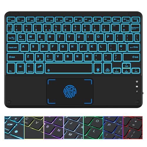 Clavier Bluetooth portable SOPPY rétroéclairé pour travailler sur iPad au café