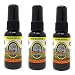 BluntPower 1 Ounce Bottle Oil Based Concentrated Air Freshener and Oil for Burner, Pineapple (Pack of 3)
