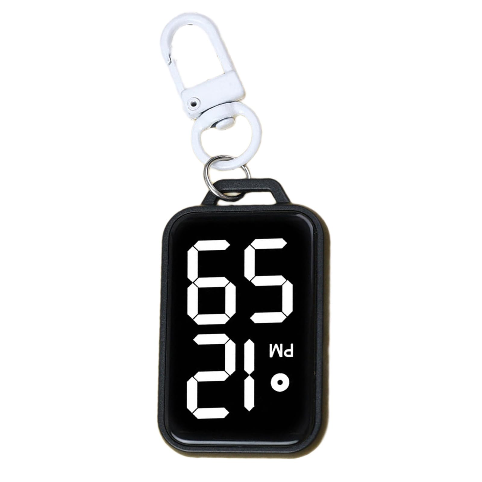 Miniature Electronic Clock Keychain with Precisions Movements School Exam Digital Watch for Backpack Bag Belts Portable Keychain Watch