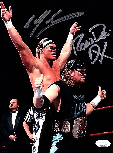 Billy Gunn Road Dogg Dual Signed Autographed 8X10 Photo WWF New Age Outlaws JSA