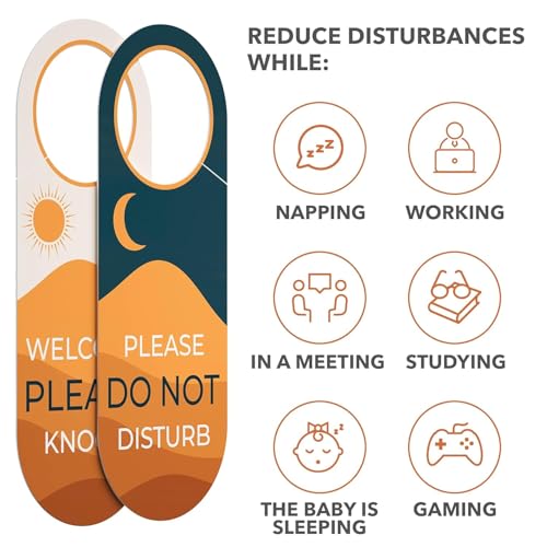 ASSURED SIGNS Do Not Disturb Door Sign Hanger, 9" by 3.5", 2 Pack — view 3