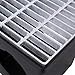 NDS 1200DSG Square Catch Basin Drain Downspout Grate, Fits 12-Inch Square Catch Basin Drain, Riser, or Low-Profile Adapter, 12-Inch, Plastic, Black