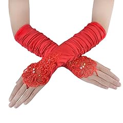 Fingerless 15 Inch Red