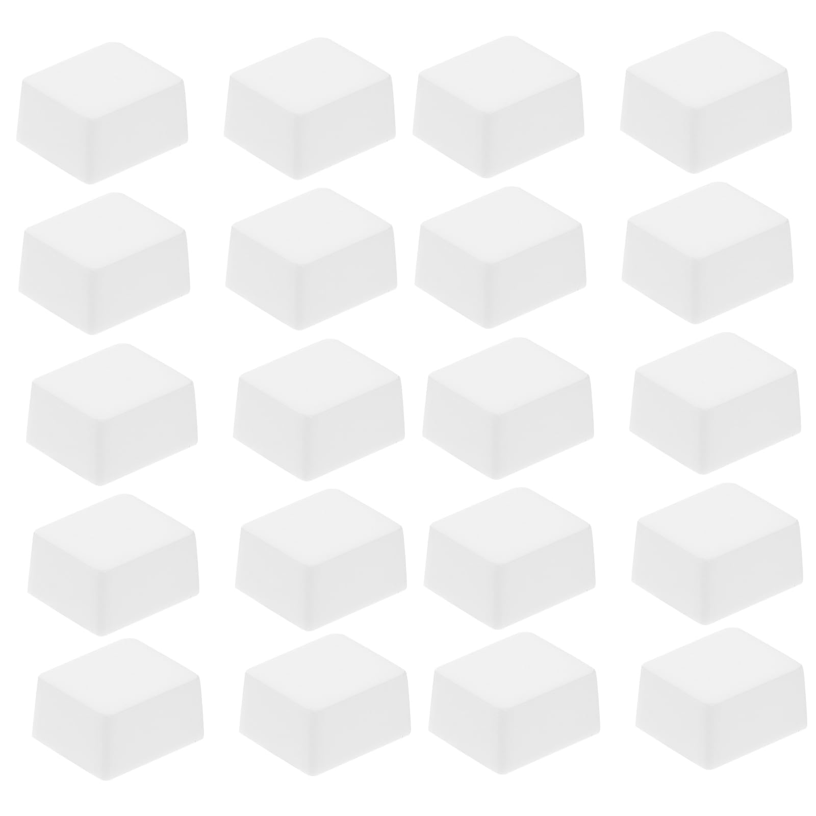 NOLITOY 50pcs Empty Watercolor Half Pans, White Plastic Paint Case for Painting Supplies Art Drawing Acrylics Painting Travel Tin Case Palette