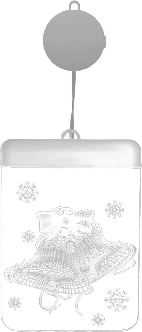 Weihnachtsdekoration, Ornament, hängende Dekorationen, Verkauf von Fenstern, Weihnachtsbeleuchtung, Weihnachtslaterne, dekorativ, LED, Akku, Glocke, Hirsch, Lichterkette, Acryl, Neuheit, Dekoration