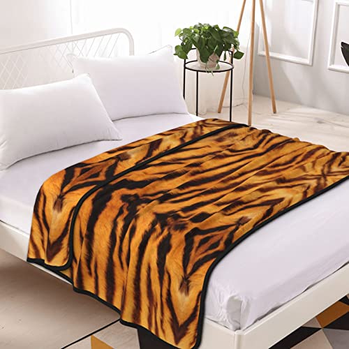 Plaid tigre super doux grand format pour des soirées cocooning chaleureuses sur le canapé - 4