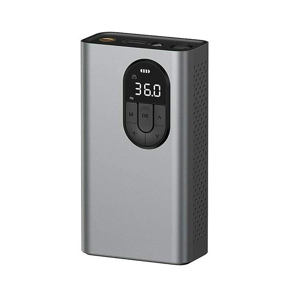 Pompa per biciclette ad aria portatile mini gonfiatore aria cordless pompa elettrica pompa a mano a mano compatta con calibro digitale GUIDATO Batteria leggera e ricaricabile 150 PSI per, bicicle