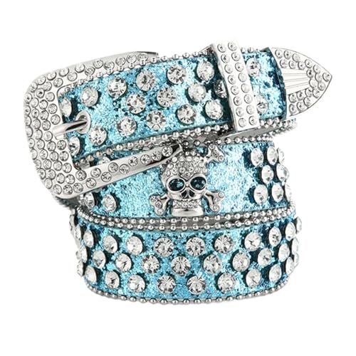 Ceinture extensible en strass femme jean pantalon cowboy 105 cm