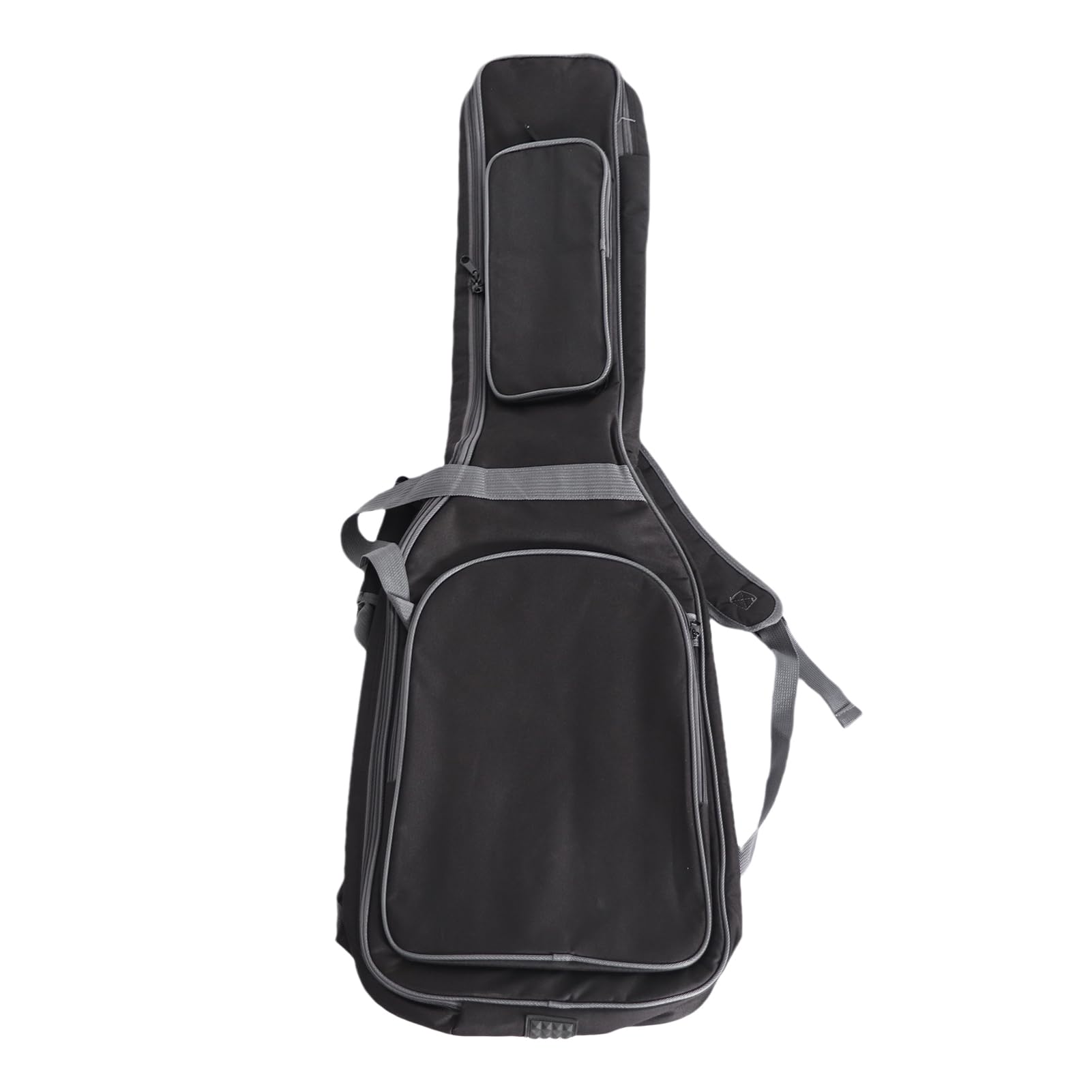 Jiawu Custodia per Basso, Tessuto Oxford 600D Impermeabile con Interno in Cotone Perlato da 10 Mm e Protezione Rinforzata della Paletta, Custodia per Chitarra Elettrica, Borsa per Chitarra con Ampia