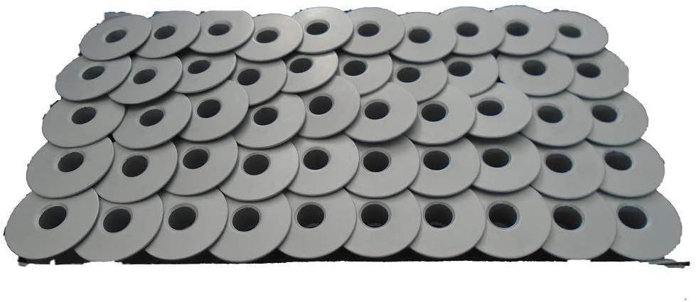 NGOSEW Industrial Aluminum Bobbins for Juki DDL-5550, DDL-8300, DDL-8500, DDL-8700,DDL-555 (100)