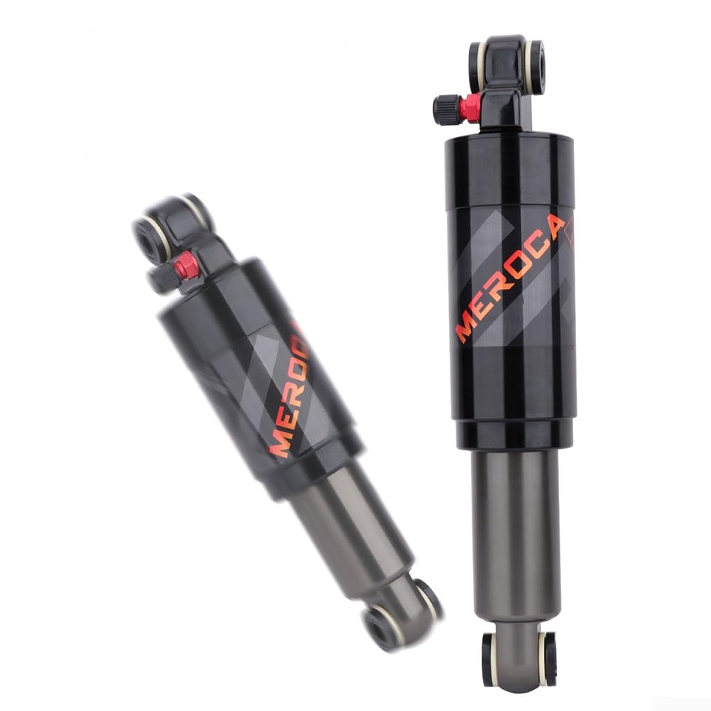 Amortisseur Vélo VTT Arrière 125-200 Mm - Suspension Alu Réglable Pour Cadre Central - Choc Route Accidentée