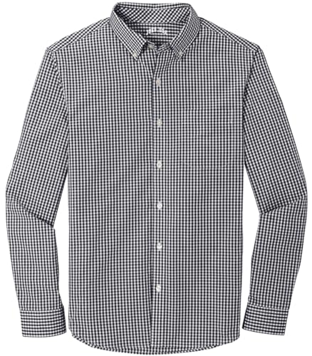 Chemise en tissu vichy pour homme Joe's USA noir taille XL en coupe classique