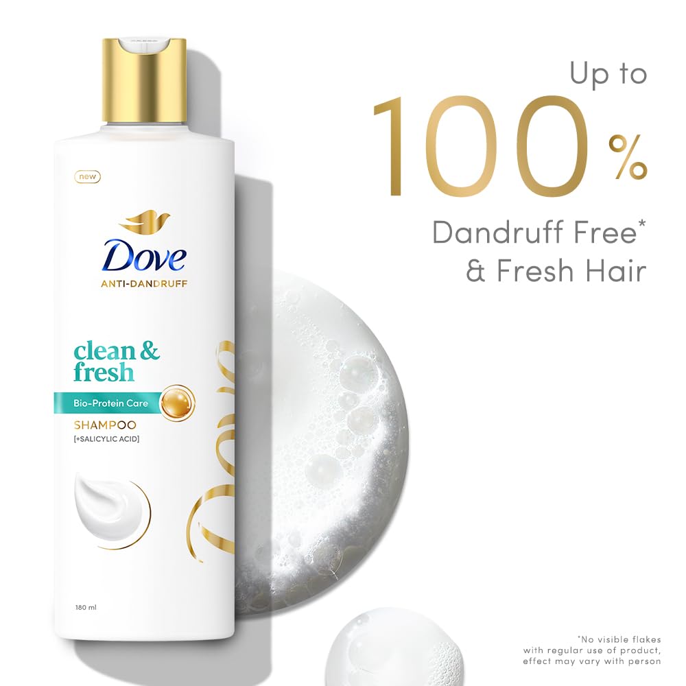 Dove Dandruff Clean & Fresh Shampoo|| 180 ml 2