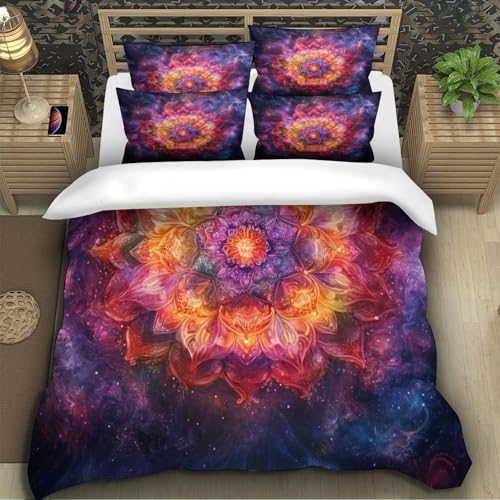 Housse de couette 200x200 cm avec fermeture éclair résistante lit double