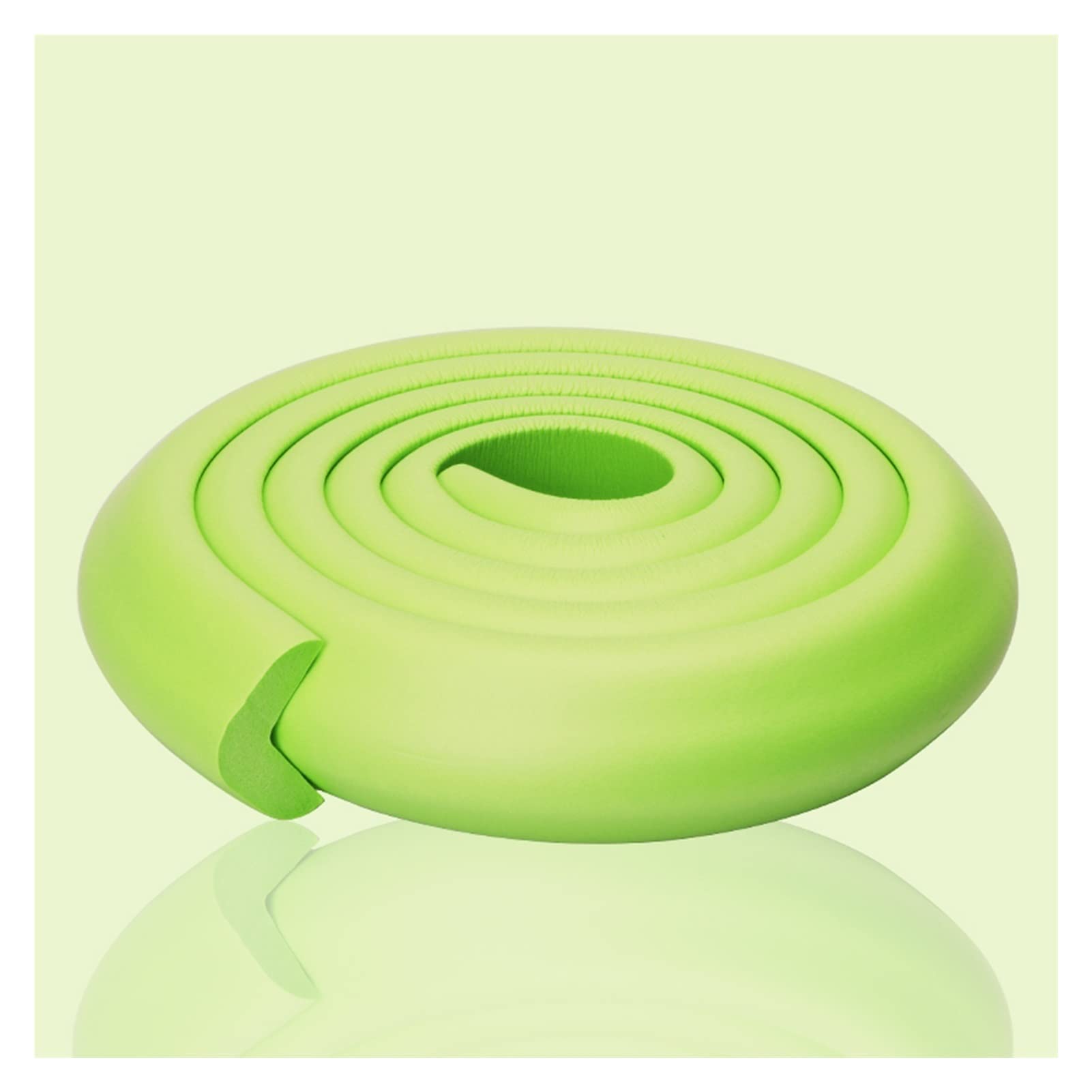 Bordure de Protection, Coussin en Mousse de sécurité Lisse de 6,5 Pieds, Bande de Bordure de Meubles autocollante pour Bureau à Domicile (Greena 3 m)