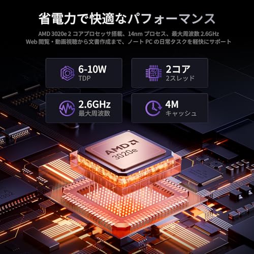 undefined UOWAMOUノートパソコン Office 2024搭載 15.6インチ AMD3020e【N4000とN4020より速い】1080P IPS液晶スクリーン laptop Win11 Pro ウェブカメラ付き 高速放熱静音 軽量薄型ノートPC/ 8GBメモリ / SSD 256GB 5GWi-Fi 対応 ラップトップ HD/USB 3.0/USB 2.0/TYPE-C 仕事用・学習用 の商品画像 2