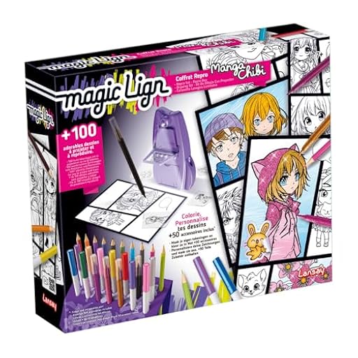 Lansay - Manga Chibi - Magic Lign - Caja de Reproducción - Más de 100 Ilustraciones para Proyectar y Dibujar - Adorables Personajes Manga - Aprende a Dibujar - Actividad Creativa - a Partir de 7 años | Ya disponible en tu tienda friki favorita! En mundofriki.es! Lansay - Manga Chibi - Magic Lign - Caja de Reproducción - Más de 100 Ilustraciones para Proyectar y Dibujar - Adorables Personajes Manga - Aprende a Dibujar - Actividad Creativa - a Partir de 7 años | Ya disponible en tu tienda friki favorita! En mundofriki.es!