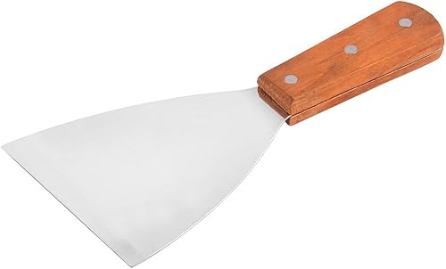 Uxcell raspador Acero Inoxidable y Mango de madera de cocina cocina carne Chocolate Putty Pala