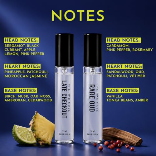 Image of Rare Oud & Late Checkout Pocket Perfume Pack 2| Long Lasting 10+ Hours | Unisex Pocket Perfume | Daily Wear Fragrance for Office & Parties | Travel-Friendly