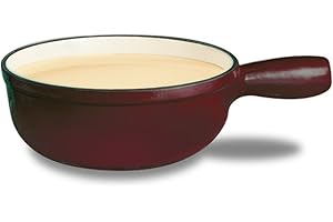Swissmar Lugano Red Fondue Pot: Savor a Taste of Fondue Excellence