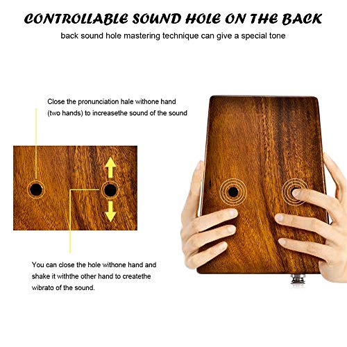 Nobrannd Piano à Main Exquis Pouce Pouce Portable Piano Piano Durable Afrique 17 Clés Thumb Piano Acacia Bois Finger… - Les Beatles, Paul McCartney, John Lennon, RIngo Starr, George Harrison Nobrannd Piano à Main Exquis Pouce Pouce Portable Piano Piano Durable Afrique 17 Clés Thumb Piano Acacia Bois Finger… – Image 5
