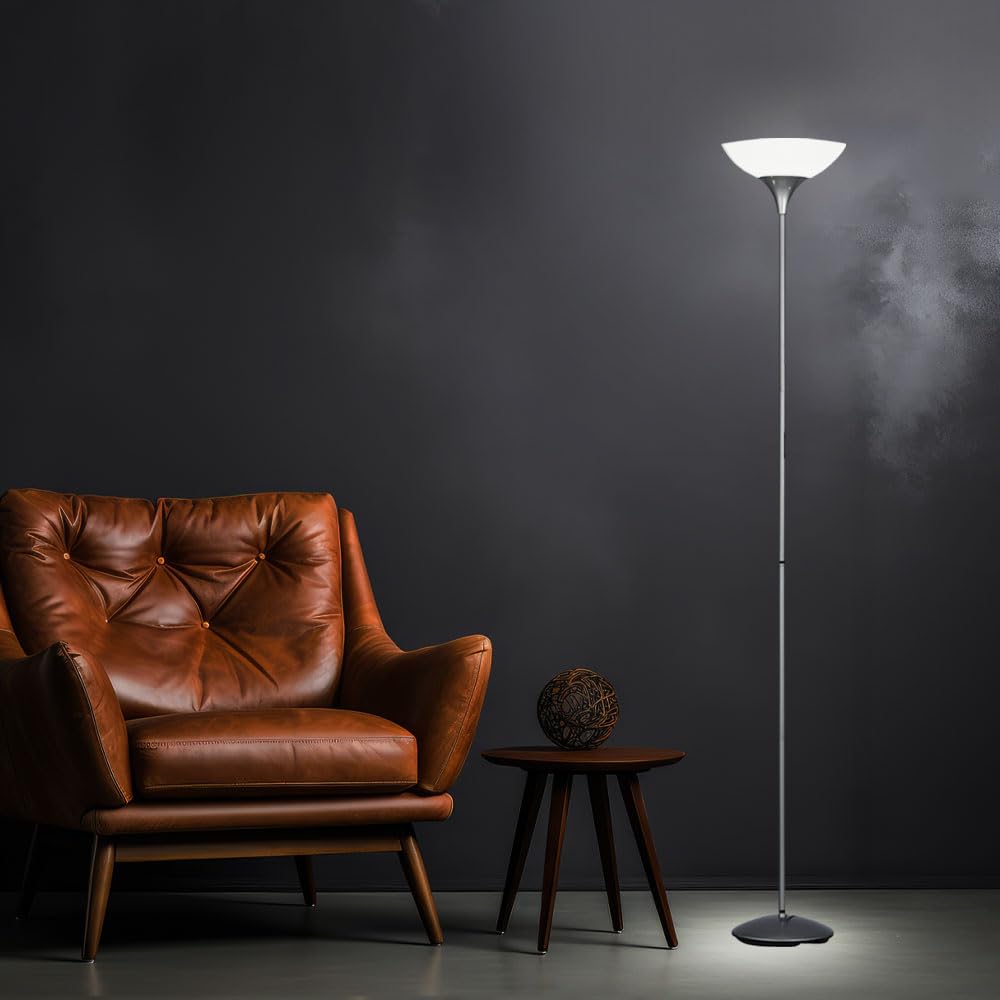 Smart Home Steh Lampe Decken Fluter App-und Sprachsteuerung Leuchte dimmbar im Set inkl. RGB LED Leuchtmittel