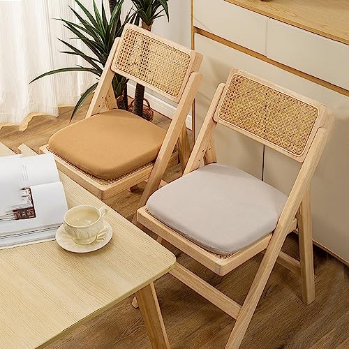 Galette de chaise ronde mémoire de forme amovible contre l'assise trop rigide