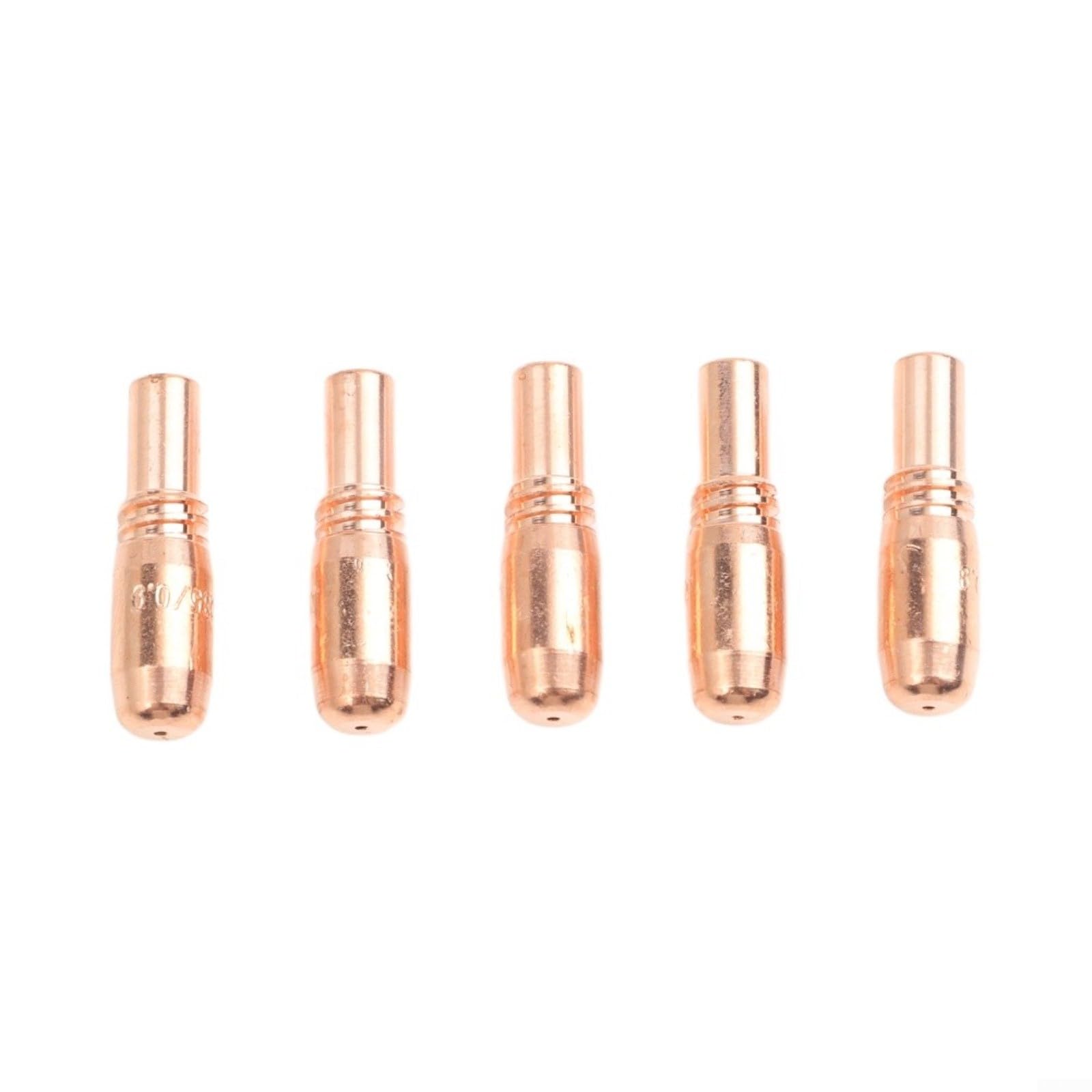 25 pezzi 0,9 mm punta di contatto per T-A035CH per Bernard Acculock-S per bruciatore Miller MDX-250 MIG ugello gas rame
