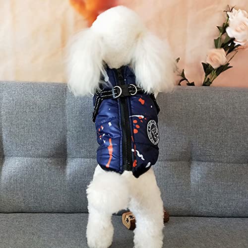 Savlot Hundemantel Winter Welpen Mäntel Hund Wintermantel Hundegeschirr Mantel Kleiner Hundegeschirr Welpenjacke Weste Kleidung Reflektierende wasserdichte Hundemäntel