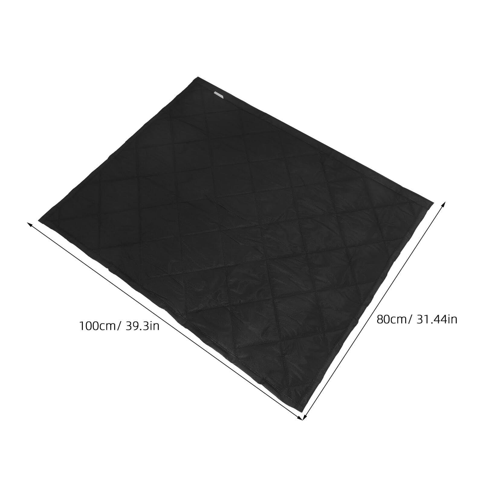 OUNONA Tapis de Cheminée Ignifuge Magnétique 81X100 CM Couverture Isolante Résistante à la Chaleur pour Poêle à Bois Tapis de Protection Intérieur les Courants D’Air et Brûlures