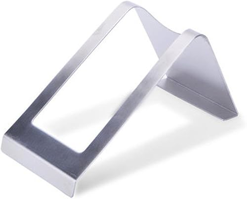 Miniatura 7 de CdyBox Estante de vino de acero inoxidable Soporte de botella de vino individual Exhibición (Plata)