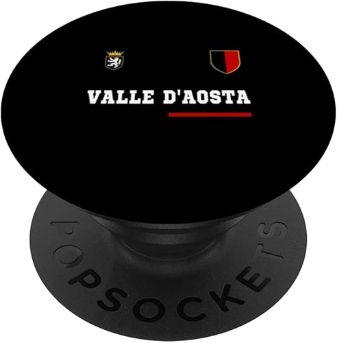 Valle d'Aosta Sports/Soccer Jersey Tee Flag Football PopSockets Swappable PopGrip