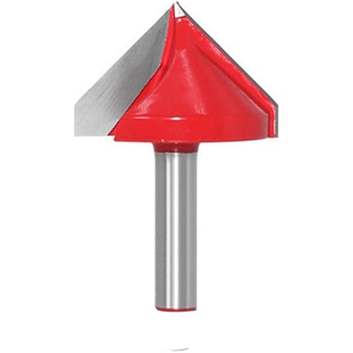 Xianglaa-Router bit, 8mm V Engraving Bit CNC End Mill Router Bits Tungsten Woodworking 60/90/120/150 Degrees Milling Cutter 1Pcs, (Cutting Edge Length : 8 22 90)