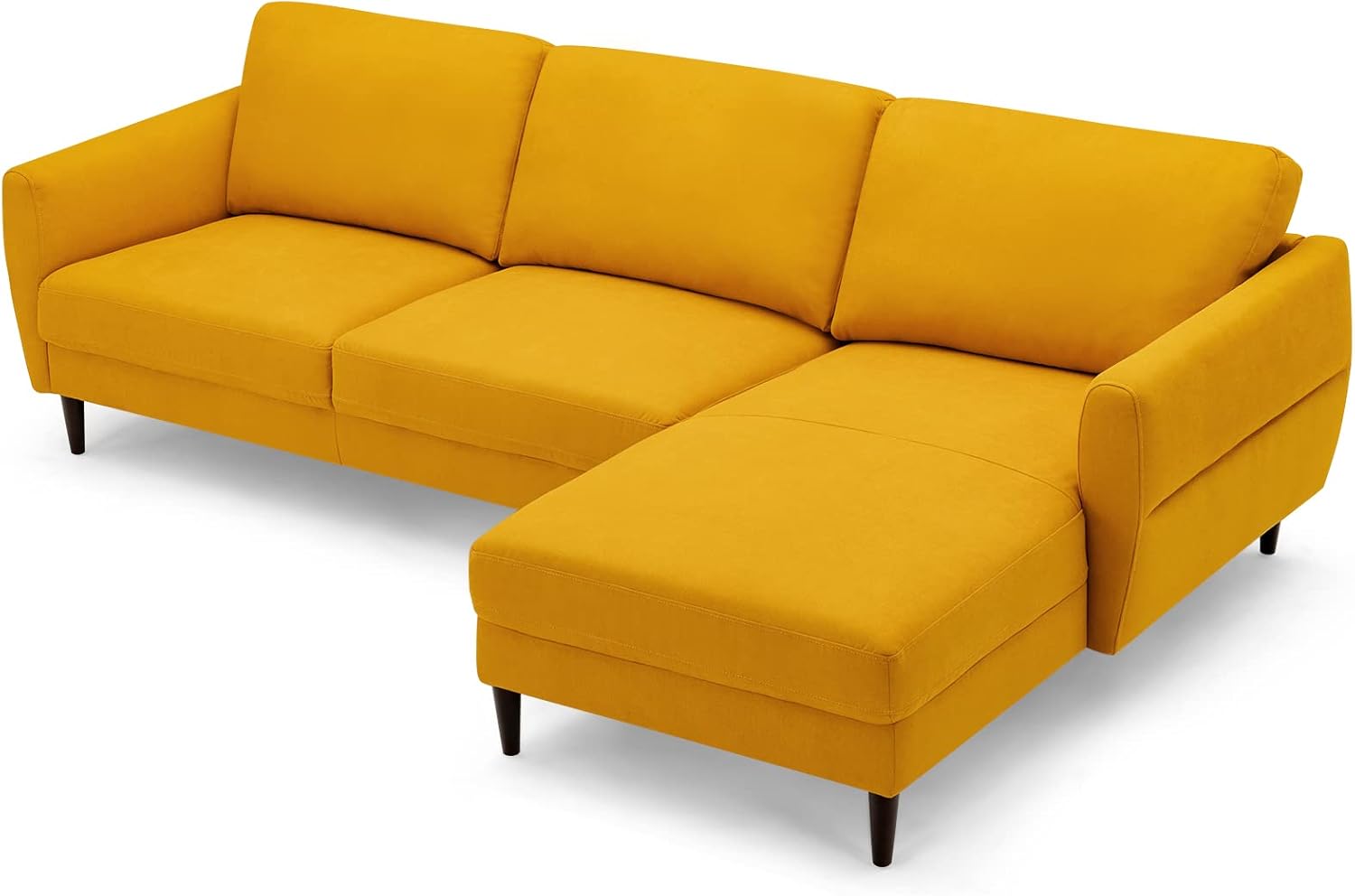 Giantex Sectional Sofa Couch Set, 3Seat Sofa with Chaise