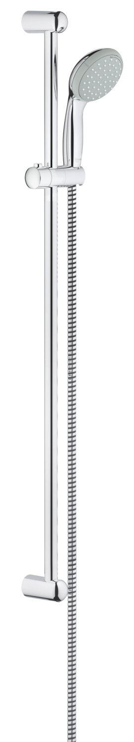 GROHE Tempesta 100 | Brause- und Duschsysteme - Brausestangenset | 900 mm, 2 Strahlarten, FESTE BOHRLÖCHER zur Befestigung, chrom | 27646000