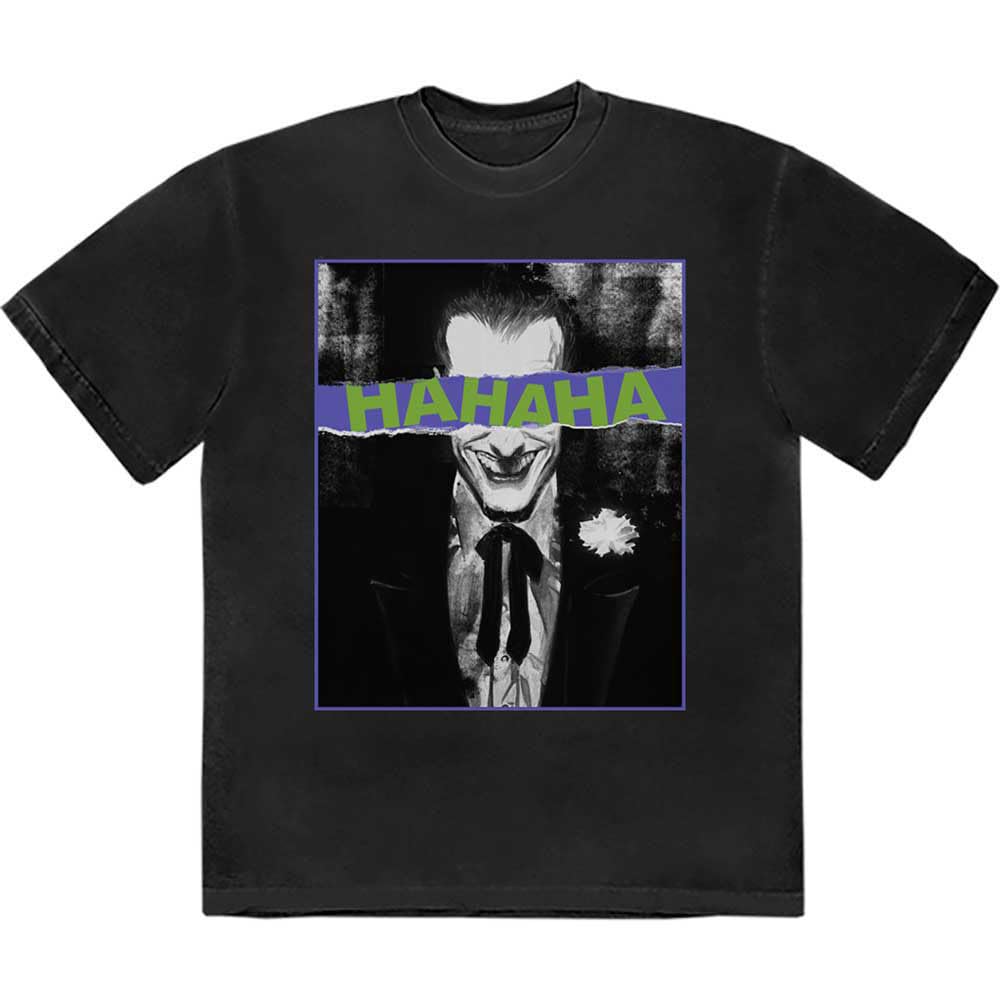 Dc Comics (M, ) Joker Hahaha Eyes T Shirt Black