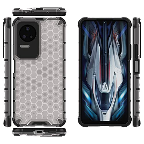 Image of Glasgow Back Case Cover Designed for [ Poco F4 5G ] - Transparent