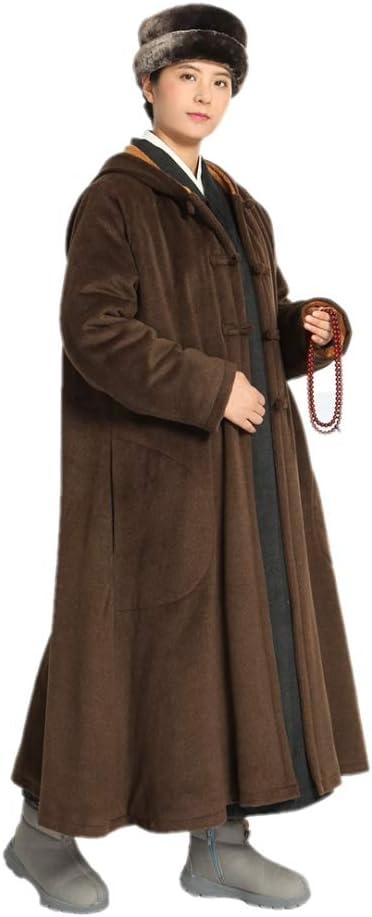 DGXIN Unisex Men Women Windbreaker Meditation Cloak Overcoat