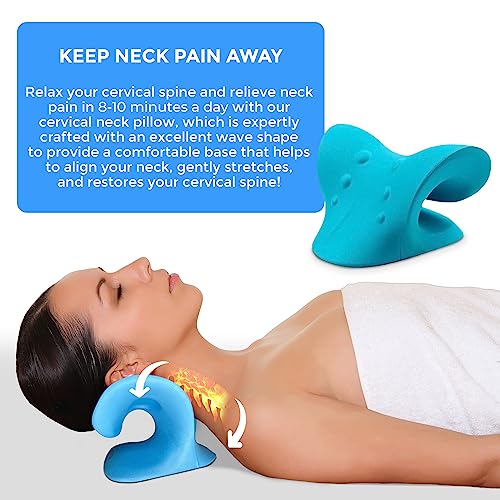 Relaxante de pescoço e ombro, elegível para FSA e HSA, corretor de corcunda de dispositivo de tração