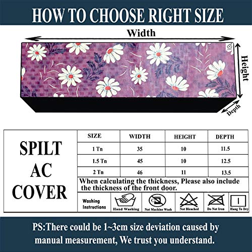 Image of Polycarbonate Water & Dustproof Split Ac Cover for Carrier 1.5 Ton 3 Star Inverter, Black (Color07)