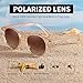 NCLLCE Small Round Polarized Sunglasses for Women Classic Vintage Style UV400 Protection(3 Pack)
